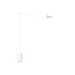 Emibig Pendant Traker Steel White | Suitable for 1x GU10 - Max 10W