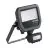 Ledvance LED Floodlight Aluminium Black 8W 1100lm 100D - 830 Warm White | IP65 - Motion And Light Sensor - Symmetrical