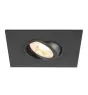SLV New Tria 75 XL Spot Aluminium Black Square | Cutout 75mm - Suitable for 1x GU10 